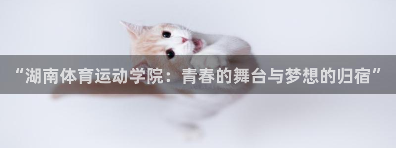 酷玩体育登录即领礼包入口：“湖南体育运动学院：青春的舞台与梦想的归宿”